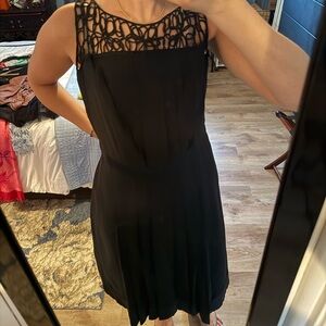 Carmen Marc Valvo black dress